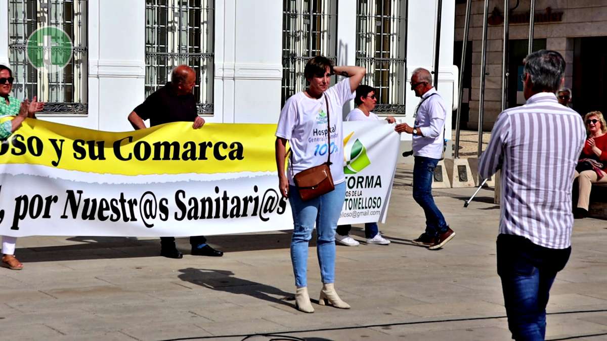La Plataforma Pro Servicios vuelve a reivindicar en la calle las "las muchas promesas incumplidas en sanidad" en Tomelloso"