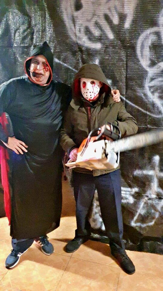 El Halloween de Miguel en el barrio Europa de Tomelloso