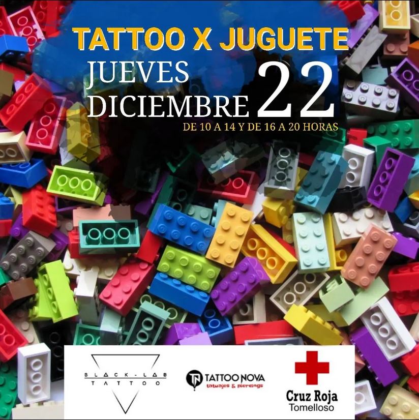 BlackLab Tattoo vuelve a lanzar la campaña 'Tattoo x juguete' en Tomelloso