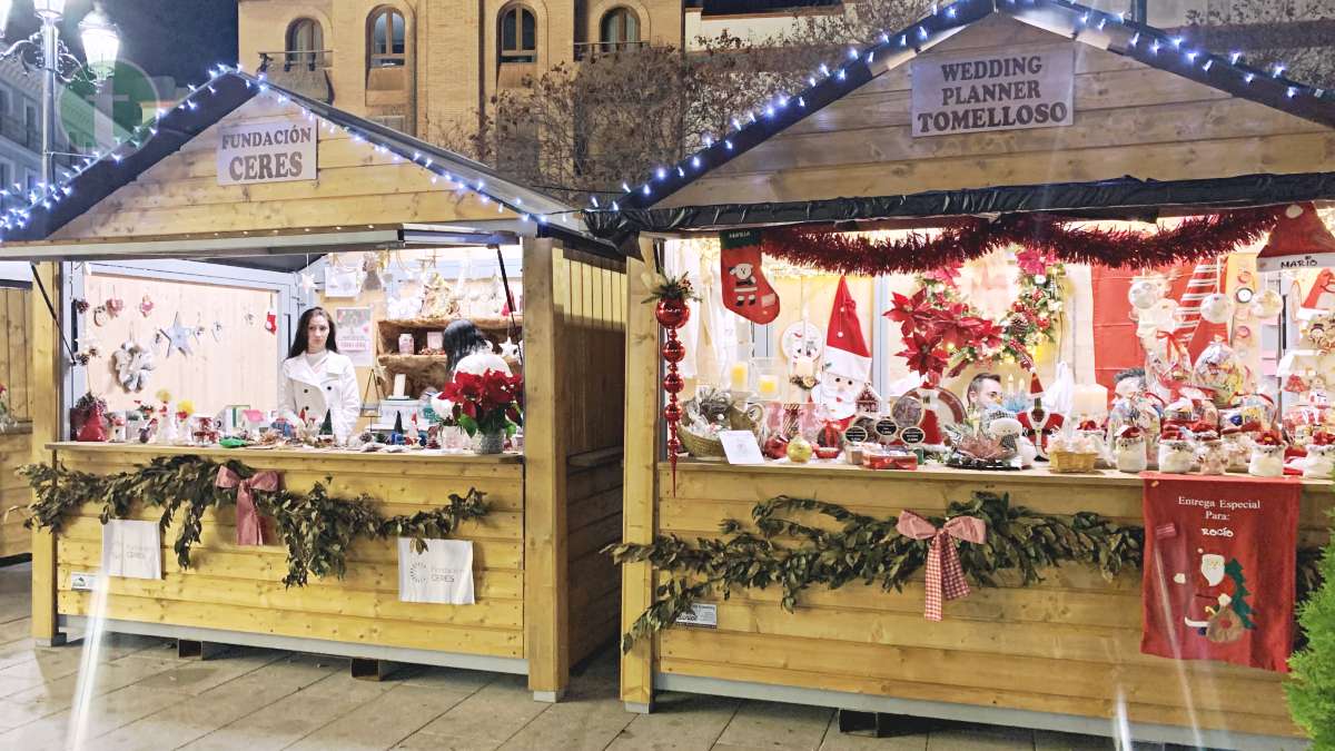 ¿Qué podemos encontrar en el mercado navideño de Tomelloso?
