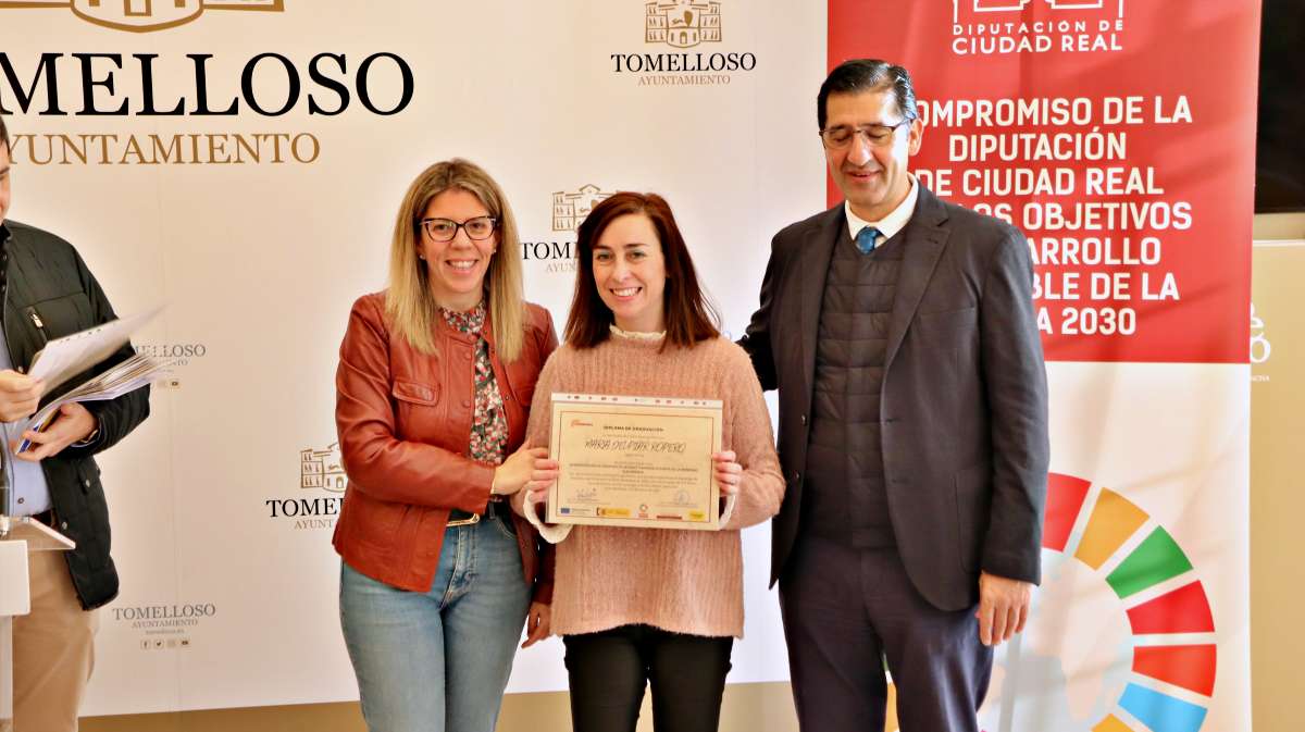La Diputación de Ciudad Real entrega en Tomelloso los certificados de los cursos del programa Promueve VI