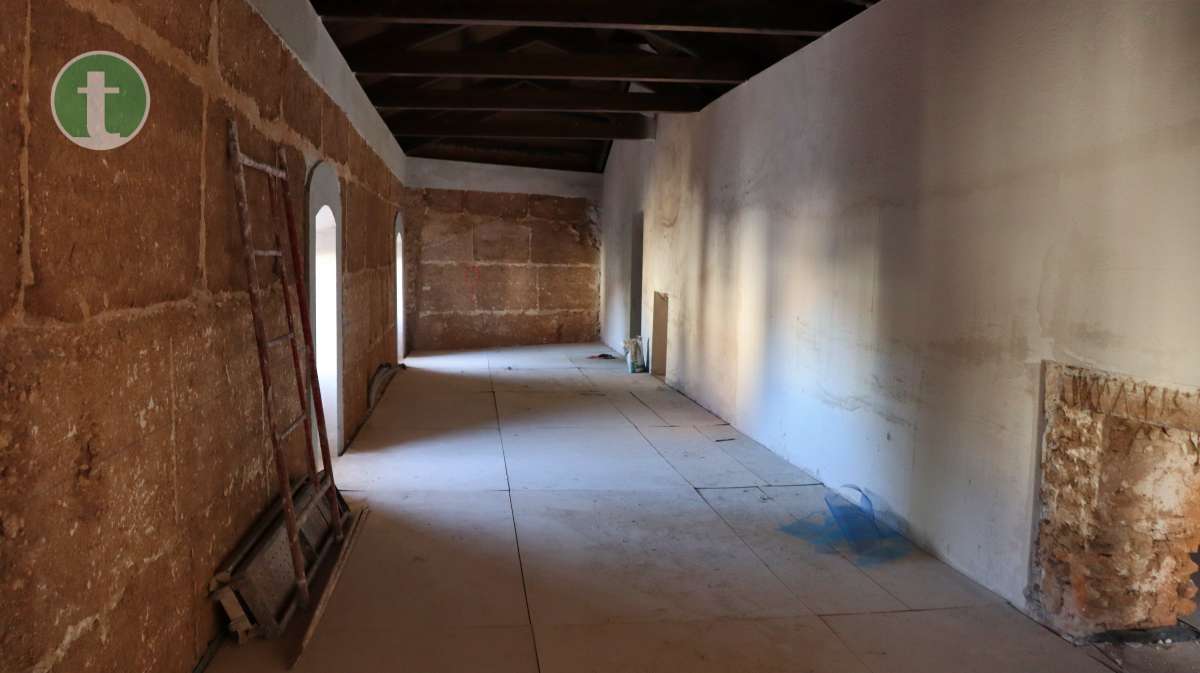 Las obras de la Casa del Gallego de Tomelloso, que acogerá el Museo Marcelo Grande, continúan su avance