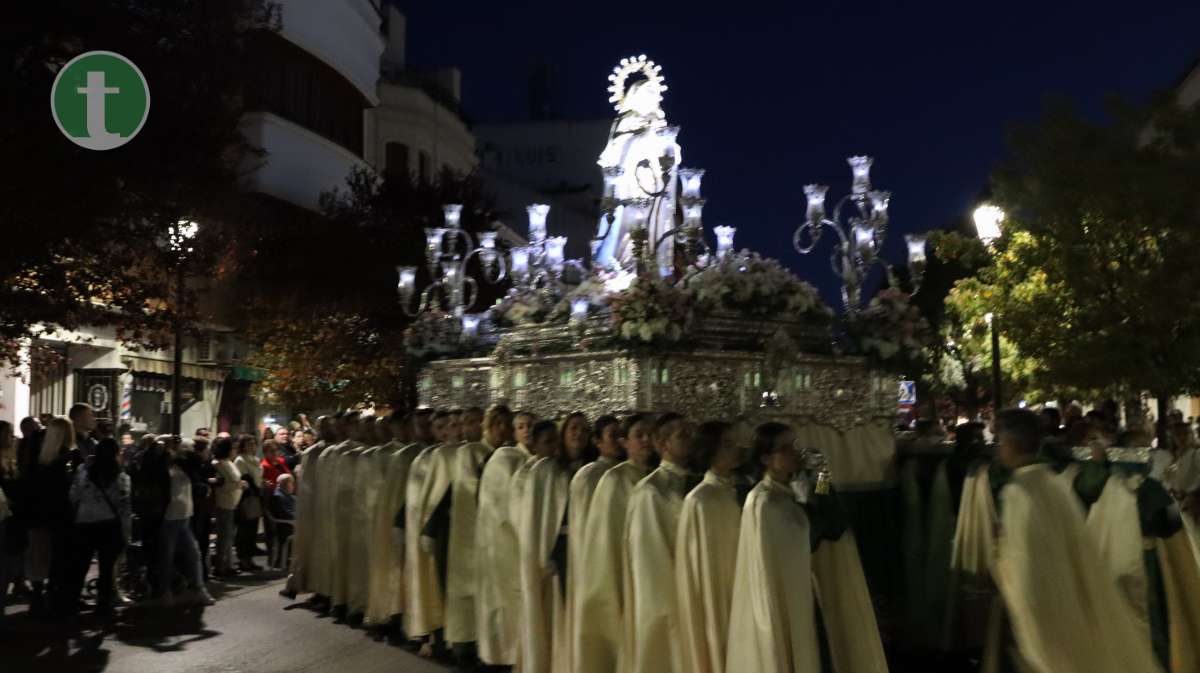 La procesión de la 'Oración y Juicio de Cristo' ilumina la noche del Jueves Santo de Tomelloso