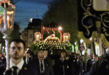 Multitudinario ‘Entierro de Cristo’ la noche de Viernes Santo en Tomelloso