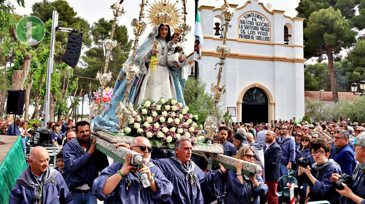 El Santuario de Pinilla presenta un lleno absoluto en el domingo de romería de Tomelloso