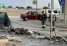 Detenido el presunto autor de la quema de 18 contenedores en Tomelloso