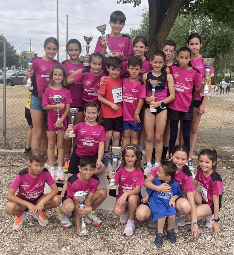 La Manchathon Academy, club más numeroso en participación y premios individuales en Argamasilla de Alba