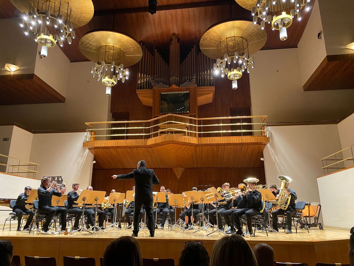 El tomellosero Antonio Plata Naranjo dirige la Brass Band del Real Conservatorio Superior de Madrid
