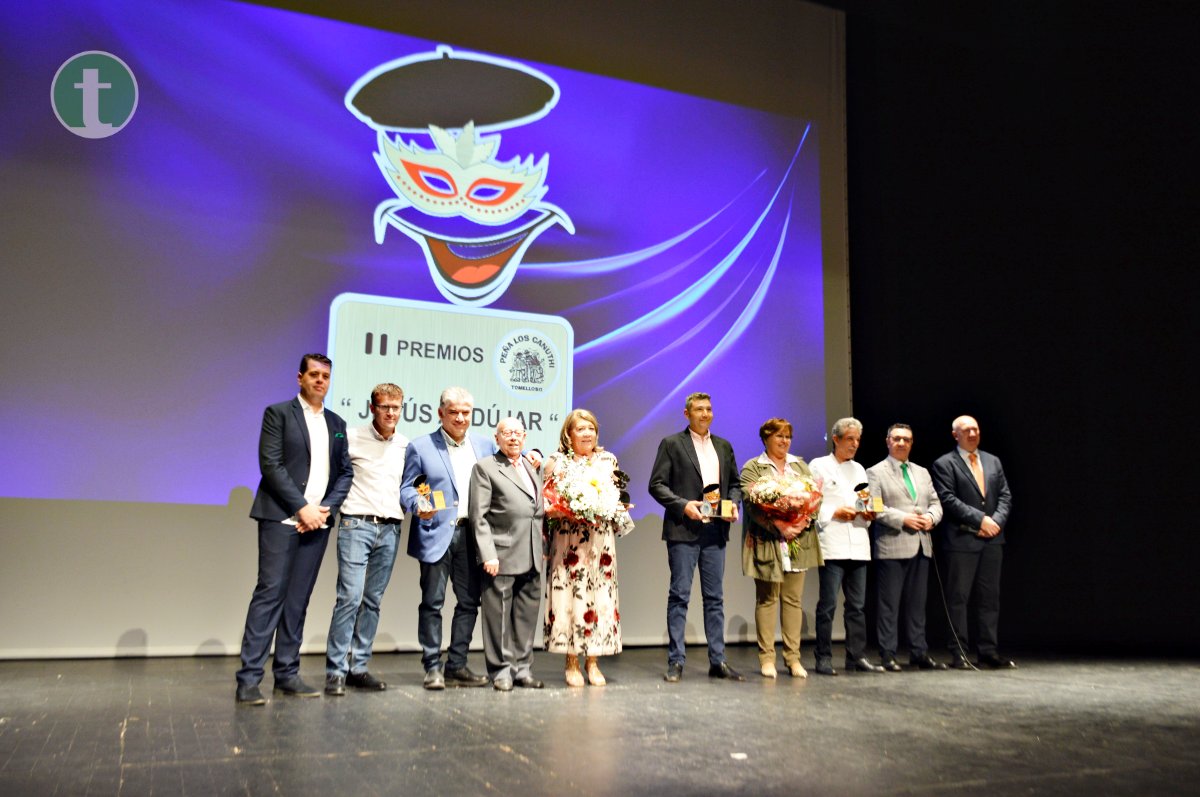 Muchos recuerdos y reconocimientos tomelloseros en la II Gala de Premios 'Jesús Andújar' de Los Canuthi