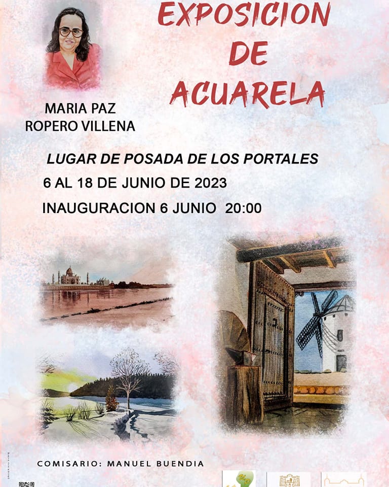La exposición de acuarelas de María Paz Ropero se inaugura el martes 6 de junio a las 20 horas en la Posada de los Portales