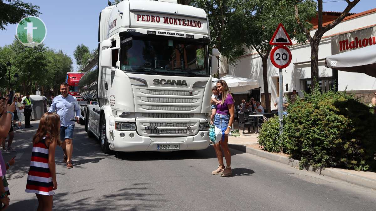 Cientos de camiones toman las calles de Tomelloso para celebrar San Cristóbal