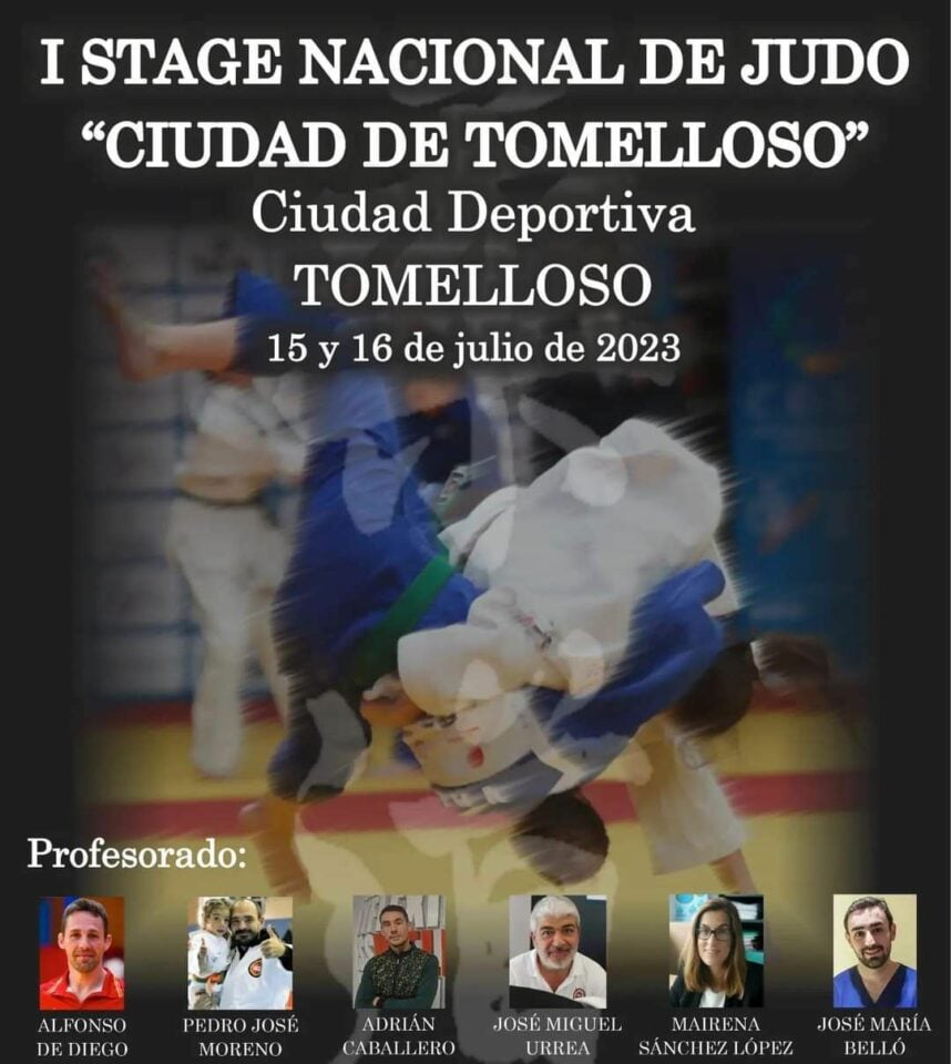 Tomelloso acogerá los días 15 y 16 de julio un stage nacional de judo