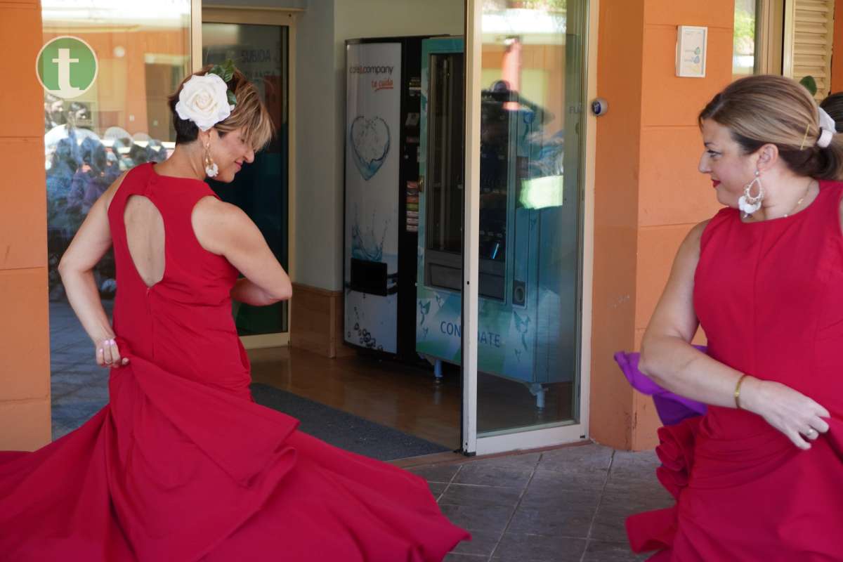 Corazón Flamenco despliega su talento y altruismo ante los ancianos de la residencia Elder de Tomelloso