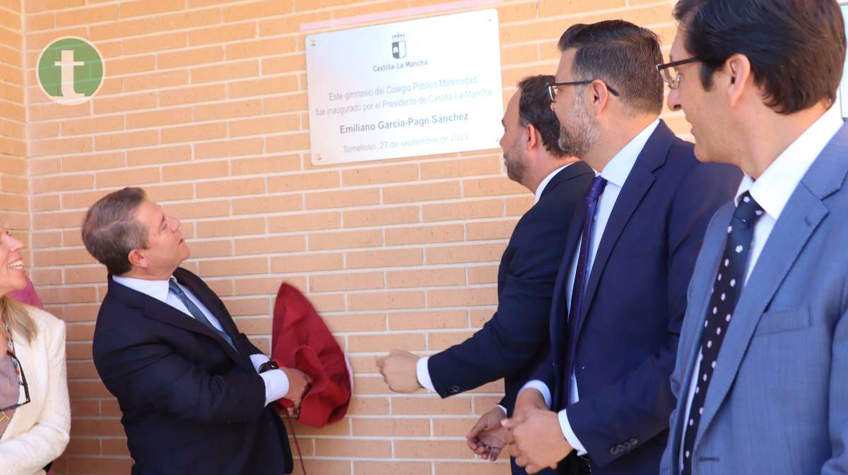 Inaugurado el gimnasio del CEIP Maternidad de Tomelloso, una demanda histórica del centro