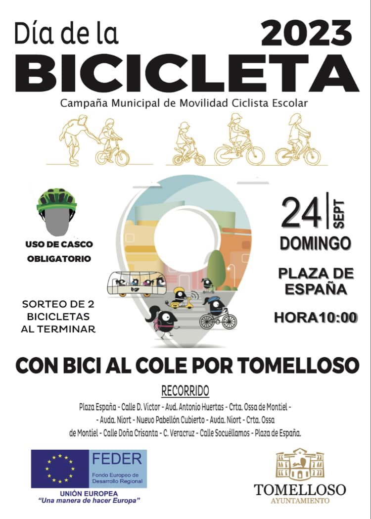 Tomelloso se prepara para celebrar el tradicional "Día de la bici" este domingo