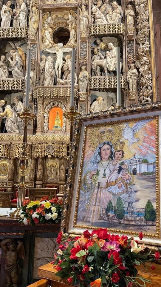 La Hermandad de la Virgen de las Viñas realiza emotiva peregrinación a Torreciudad y Zaragoza