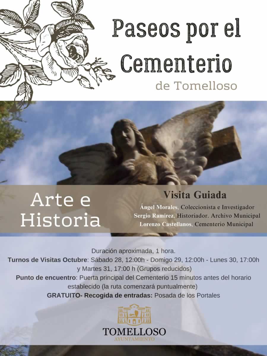 "Paseos por el Cementerio": Tomelloso rinde tributo al Día de los Santos con un viaje histórico y cultural