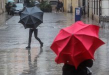 Las lluvias y tormentas activan este lunes la alerta en Castilla-La Mancha