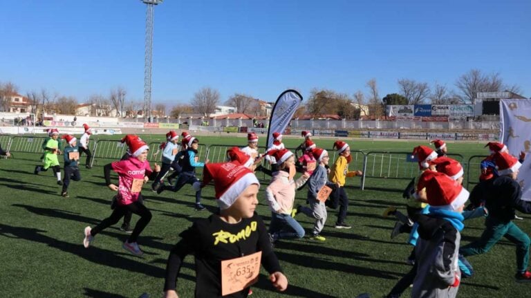 Más de 1.000 niños y niñas vivirán con ilusión la Carrera Papá Noel en Tomelloso
