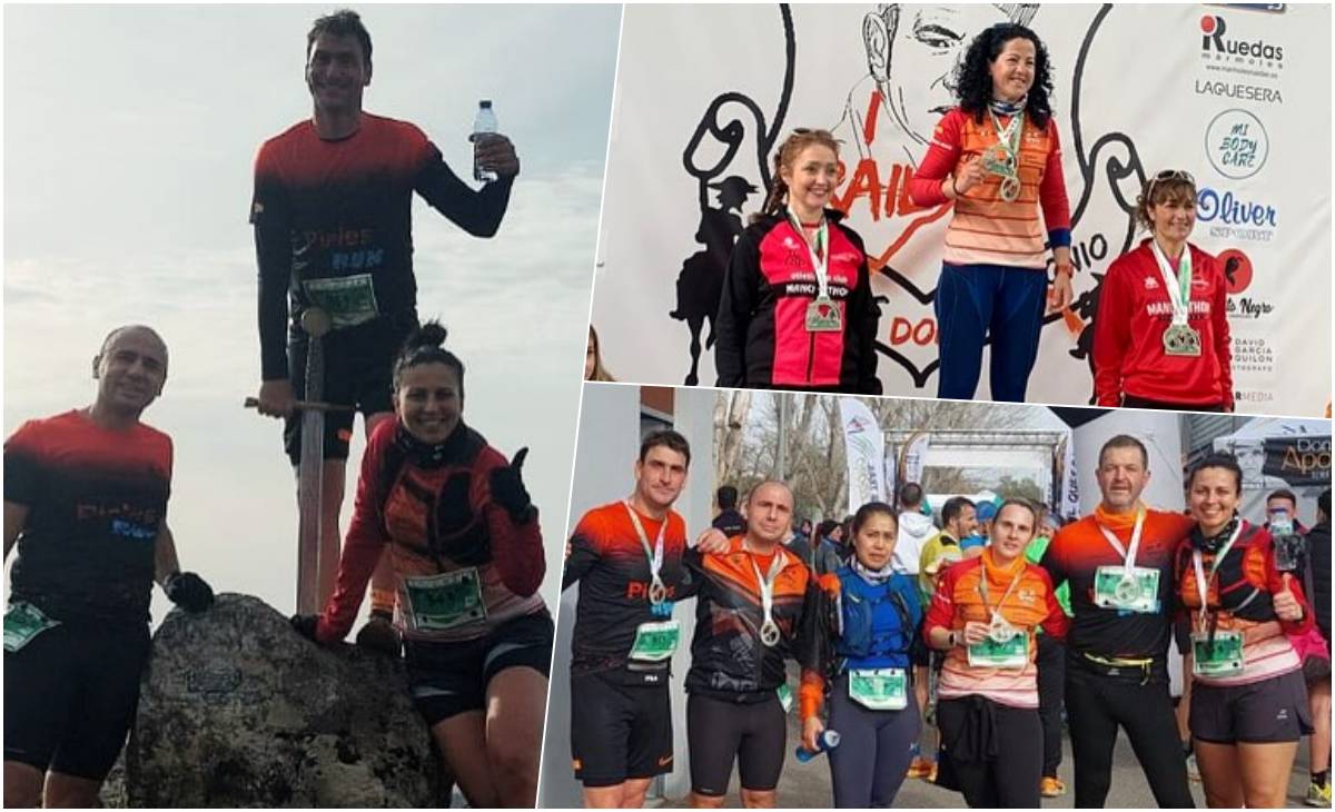 Los Pieles Run comienzan el 2024 corriendo en Jaén y en el trail de Malagón