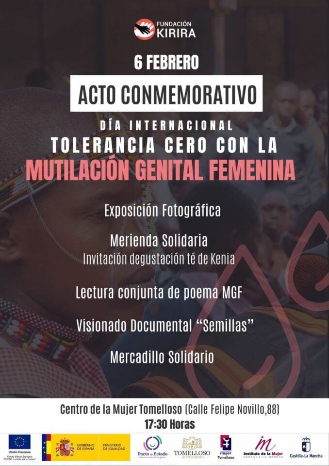 Un evento especial de Fundación Kirira en el Centro de la Mujer de Tomelloso sobre Mutilación Genital Femenina