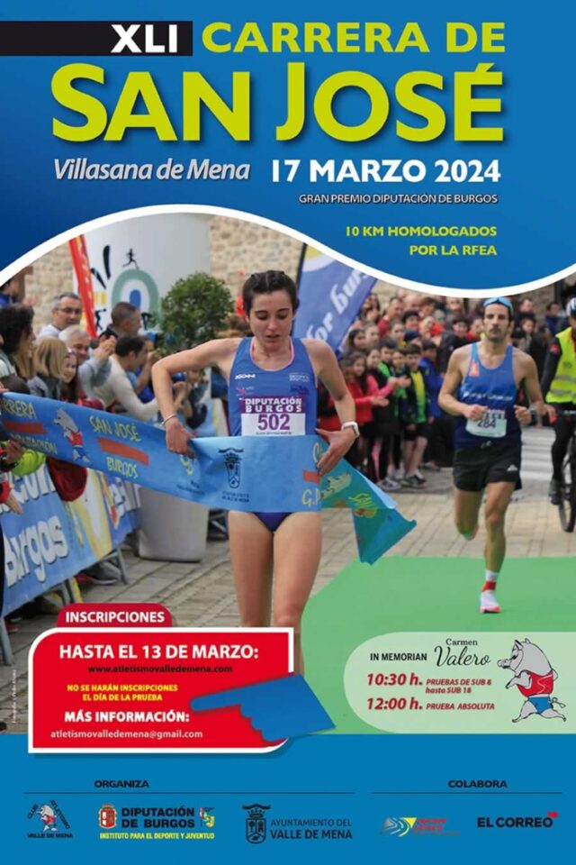 Alicia Berzosa gana la XLI Carrera de San José en Villasana de Mena