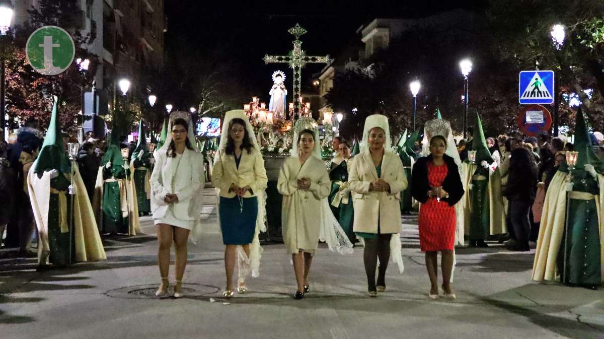 Emotividad y recogimiento marcan la procesión del Jueves Santo en Tomelloso