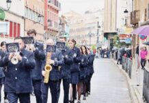 La lluvia obliga a suspender la procesión «Camino del Calvario» cuando ya había dado comienzo