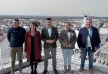 Inaugurado el mirador de la Sierra de los Molinos de Campo de Criptana