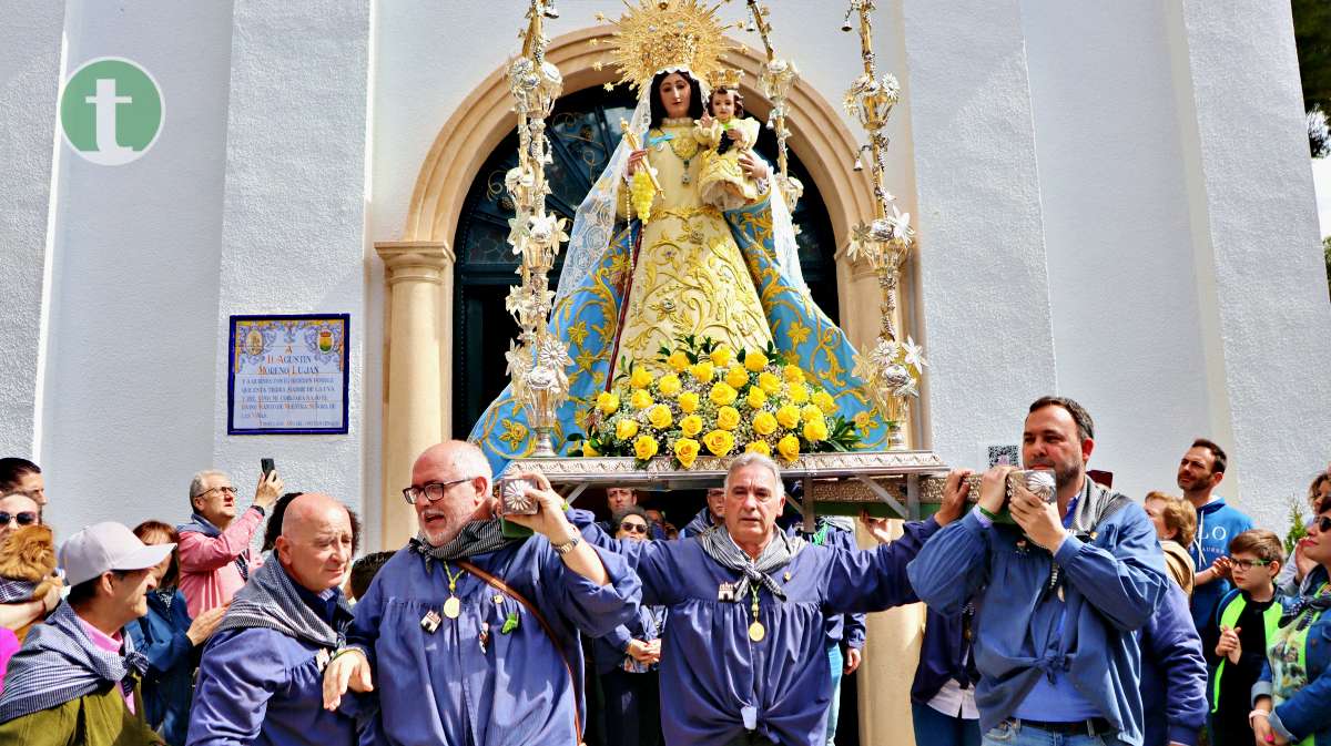 Devoción y buen tiempo en el 80º aniversario de la romería de la Virgen de las Viñas en Tomelloso
