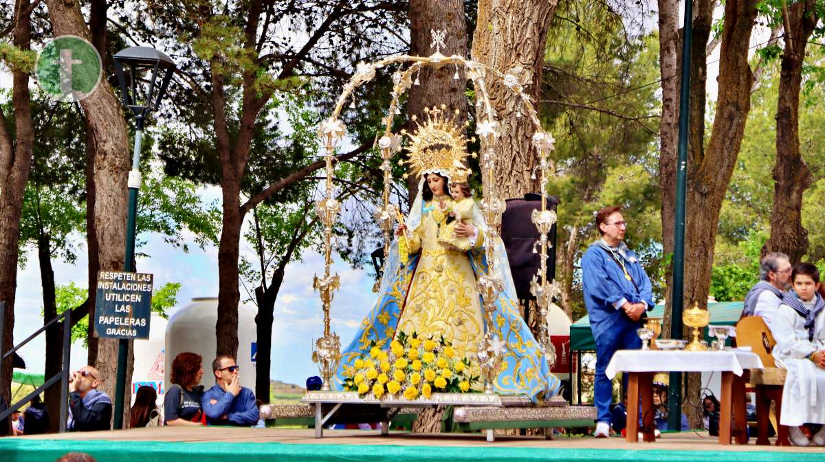 Devoción y buen tiempo en el 80º aniversario de la romería de la Virgen de las Viñas en Tomelloso