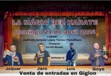 Magia, humor y artes marciales se unen en un espectáculo de la Escuela Zen Bushido de Tomelloso
