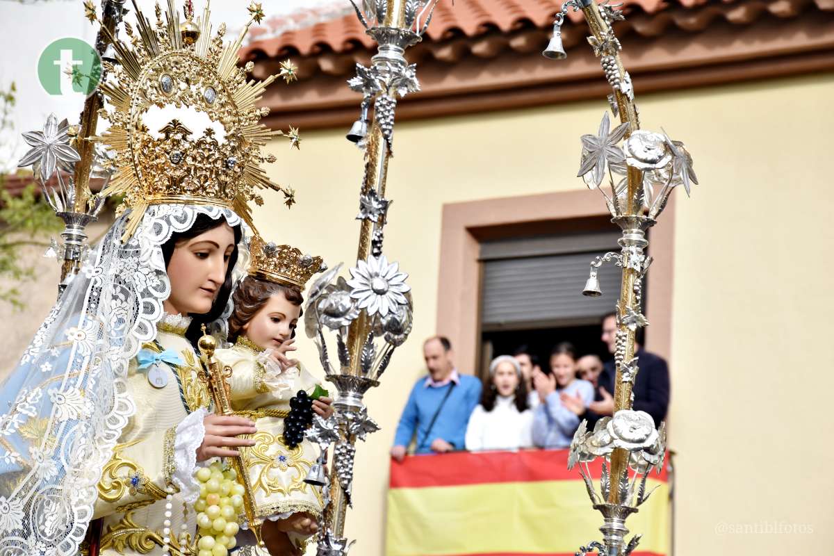 La Virgen de las Viñas llega a Tomelloso arropada por una multitud de vecinos