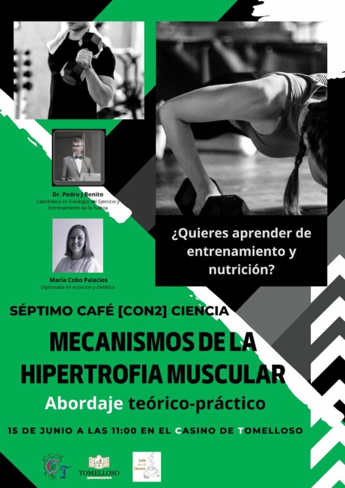 El próximo "Café con Ciencia" en Tomelloso explorará los mecanismos de la hipertrofia muscular