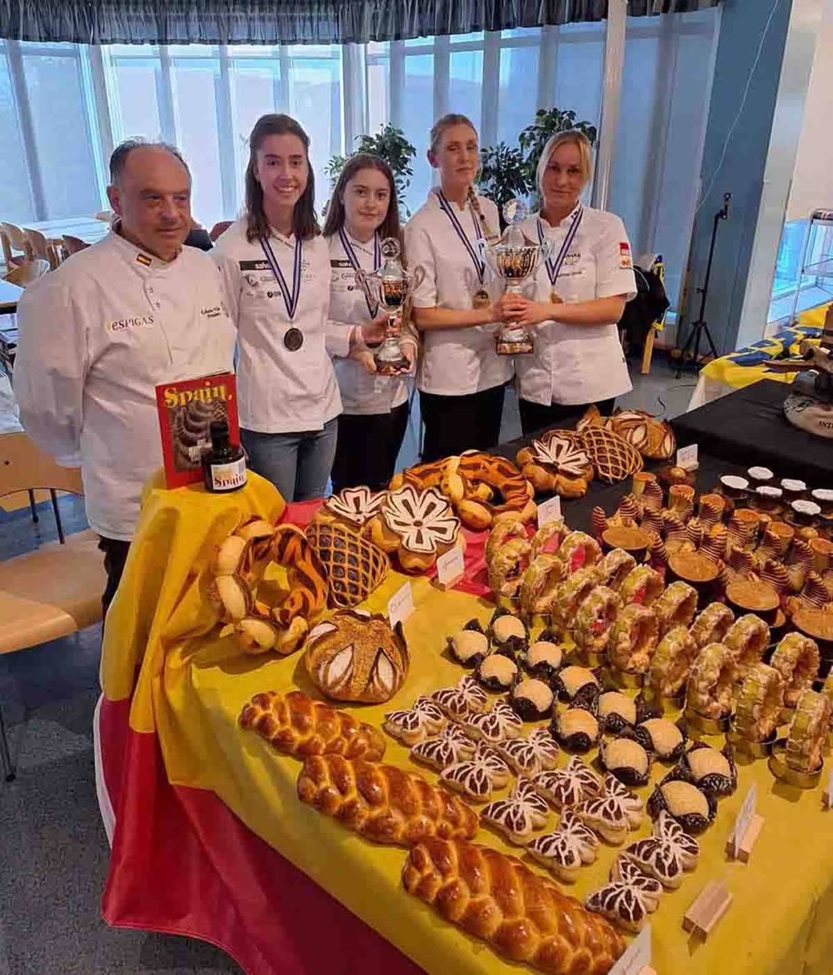 Jesús Sánchez, clave en el subcampeonato de panadería conseguido por España en Reikiavik