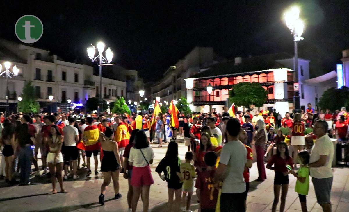 Tomelloso celebra el triunfo de España en la Eurocopa 2024 con una noche inolvidable