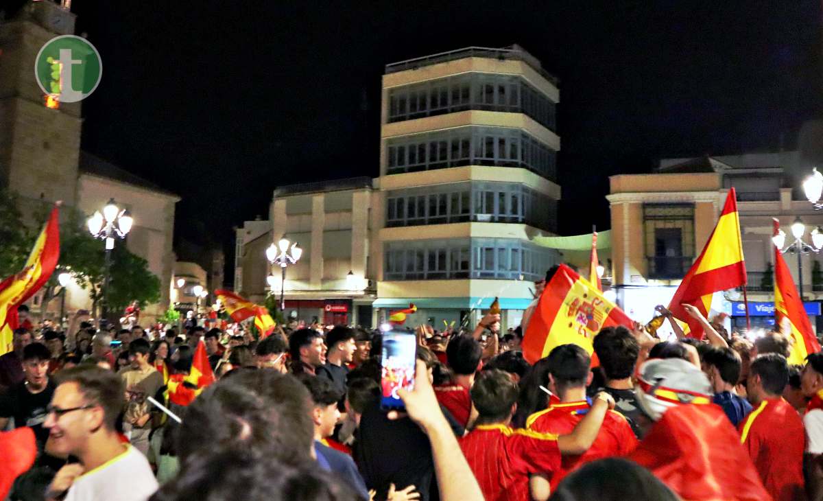 Tomelloso celebra el triunfo de España en la Eurocopa 2024 con una noche inolvidable