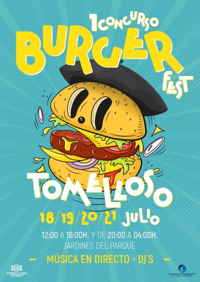 Hamburguesas innovadoras y música en directo en el I Concurso Burger Fest de Tomelloso