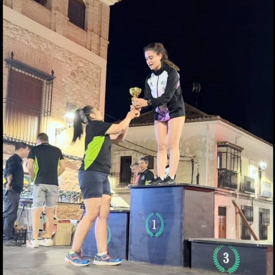 La atleta tomellosera Verona Alserawan arrasa en la 5k de Ocaña y se proclama campeona como Nueva promesa