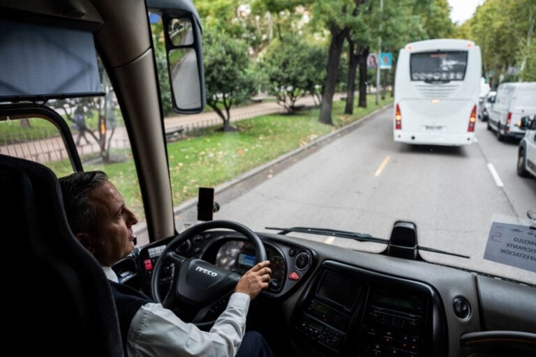 Huelga en el transporte de viajeros este lunes, con concentraciones en cuatro capitales de C-LM