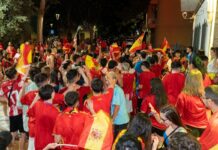 Argamasilla de Alba celebra la conquista de la cuarta Eurocopa en una noche mágica en Berlín