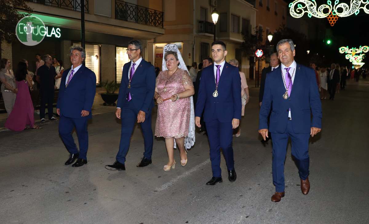 La Virgen de las Viñas recorre las calles de Tomelloso en el Día Grande de la Feria