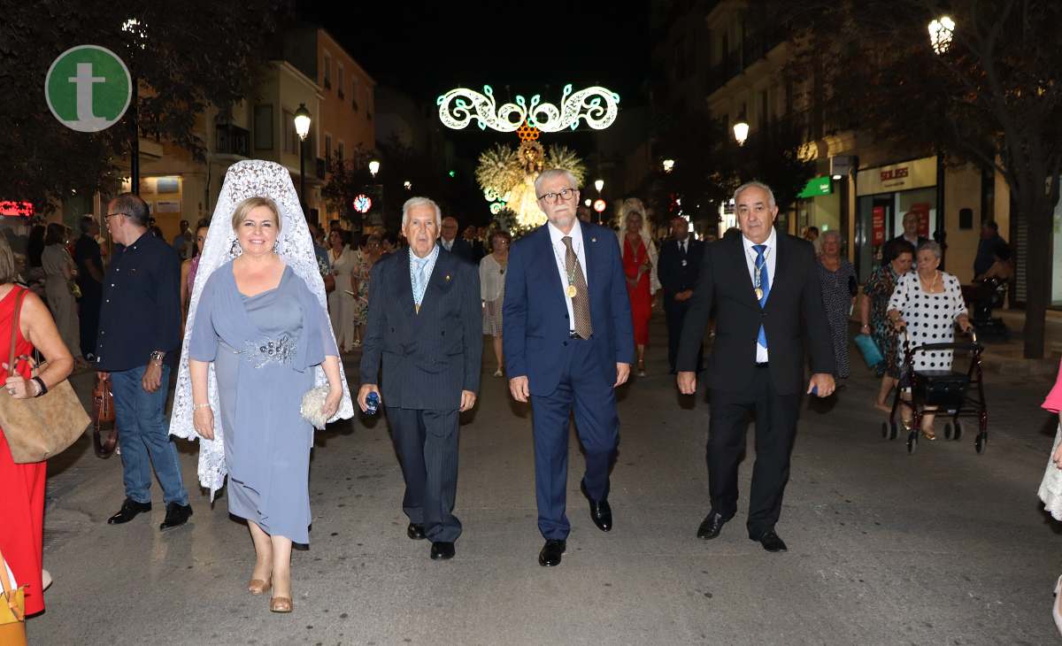 La Virgen de las Viñas recorre las calles de Tomelloso en el Día Grande de la Feria