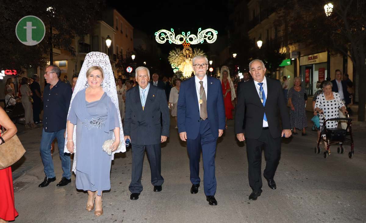 La Virgen de las Viñas recorre las calles de Tomelloso en el Día Grande de la Feria