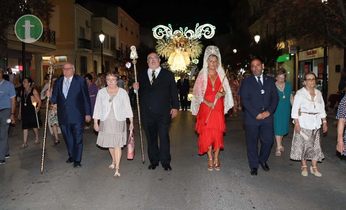 La Virgen de las Viñas recorre las calles de Tomelloso en el Día Grande de la Feria