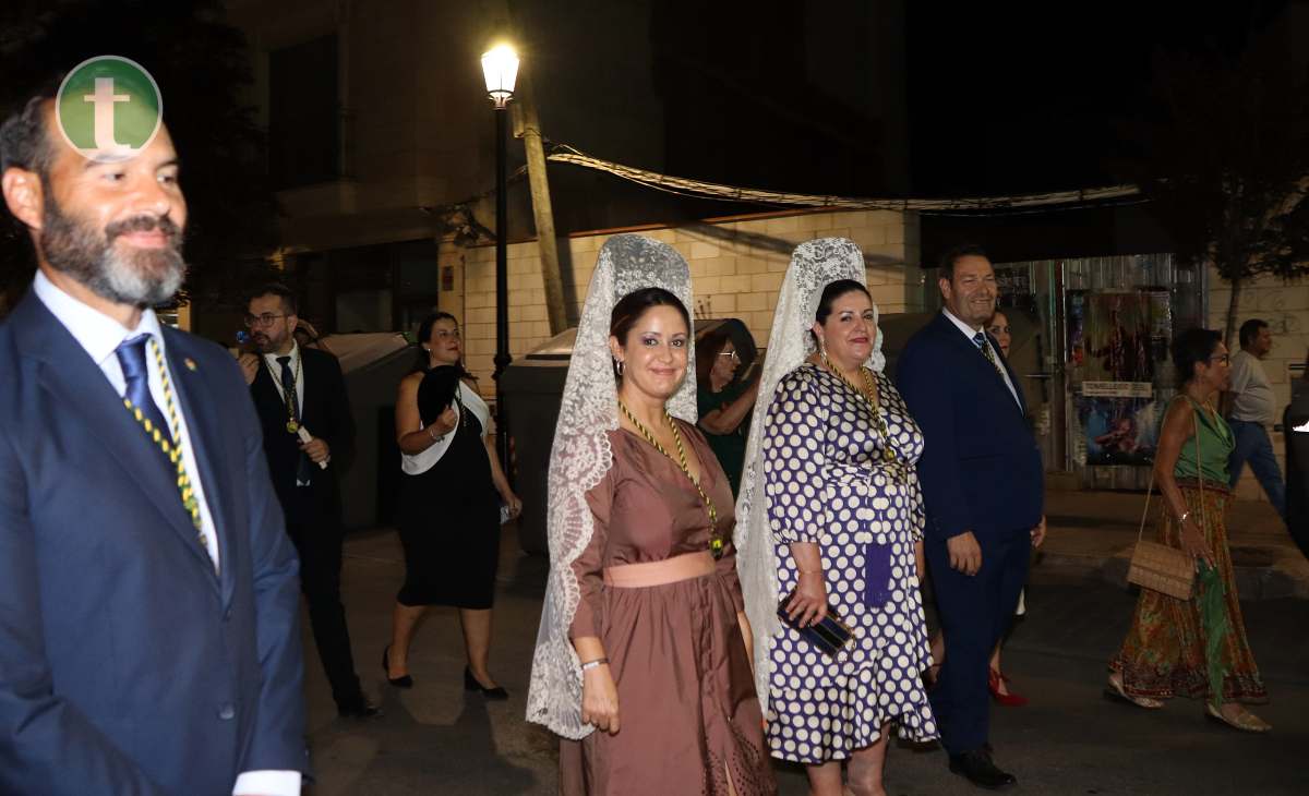 La Virgen de las Viñas recorre las calles de Tomelloso en el Día Grande de la Feria