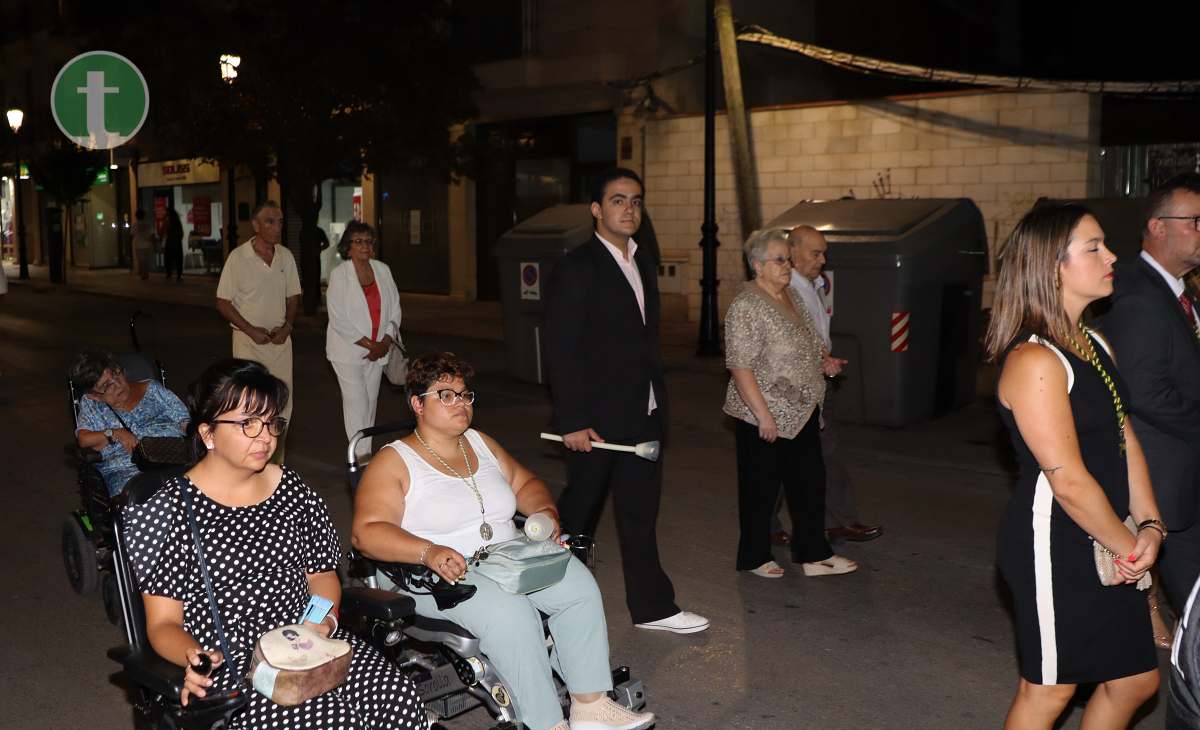 La Virgen de las Viñas recorre las calles de Tomelloso en el Día Grande de la Feria