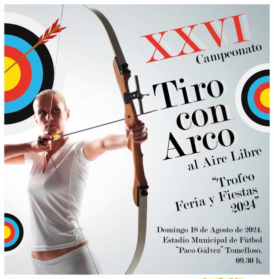 Tomelloso acogerá el XXVI Campeonato de Tiro con Arco "Trofeo Feria y Fiestas 2024"