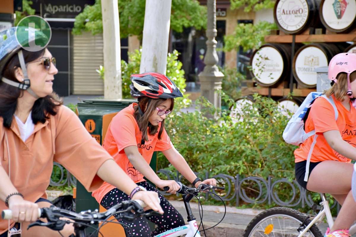 Más de 1.500 personas disfrutan de una jornada festiva en el Día de la Bici de Tomelloso