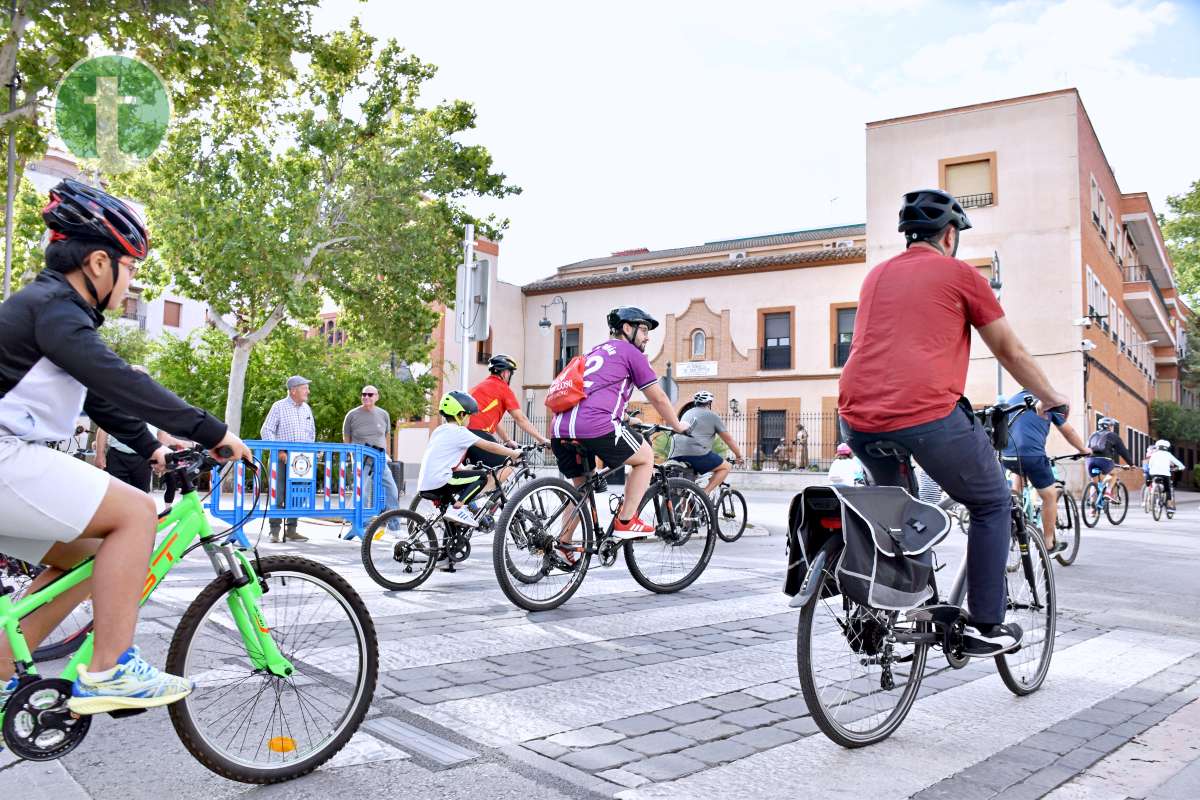 Más de 1.500 personas disfrutan de una jornada festiva en el Día de la Bici de Tomelloso